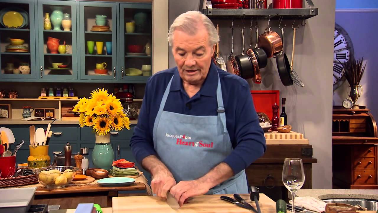 Jacques Pépin demonstrating knife skills